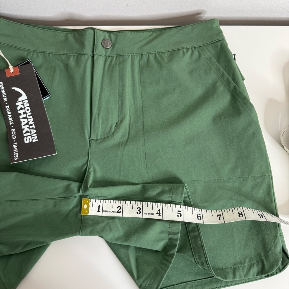 Mountain Khakis Green Lagoon Trail Shorts Classic Fit- Size 4 NWT - Picture 14 of 16